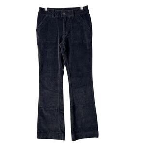Carhartt Corduroy Pants Women 4 Gray Mid Rise Bootcut Stretch Workwear